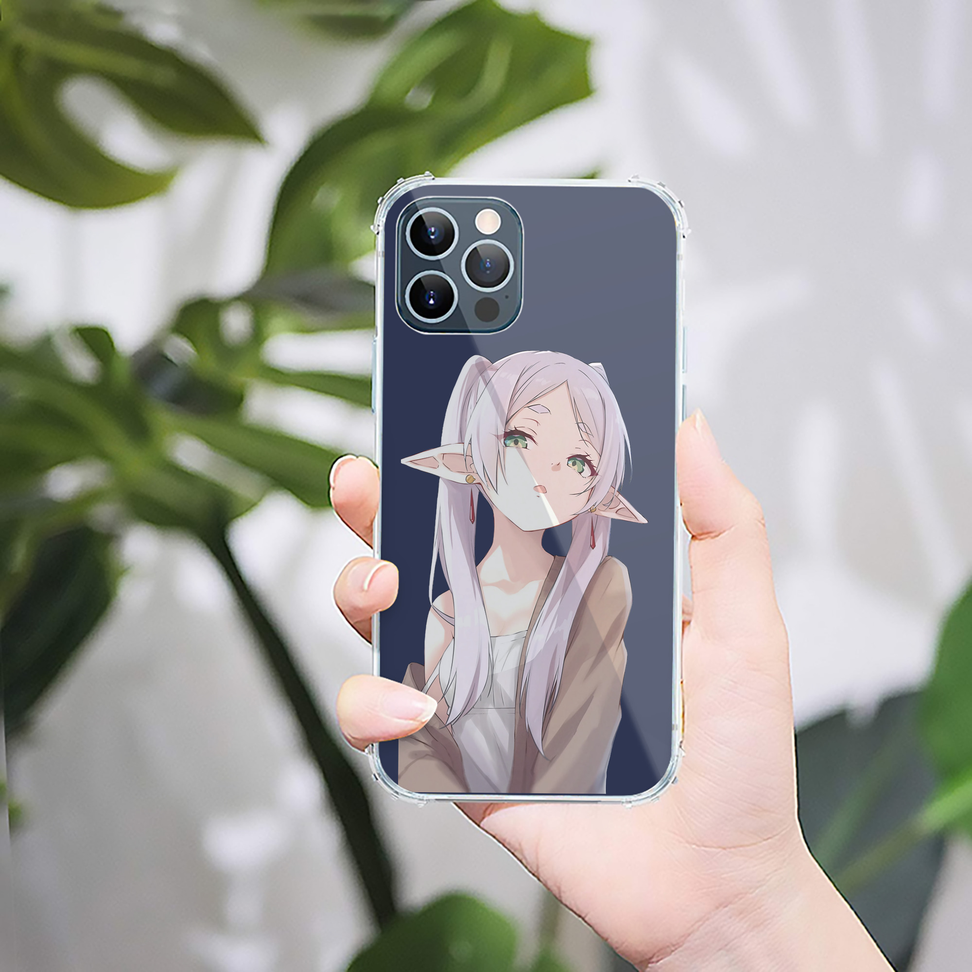 （画像用） 葬送のフリーレン Frieren 【iPhone 12シリーズ対応】透明スマホケース（クリアソフトケース）